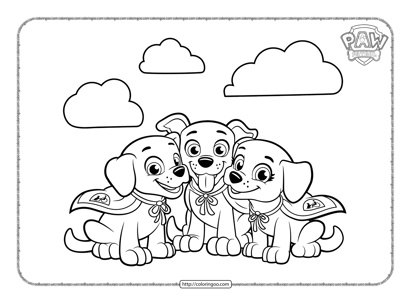 100+ Paw Patrol Coloring Pages (Free PDF Printables)