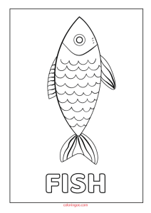 fish coloring pages