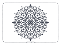 cute indian mandala coloring pages pdf