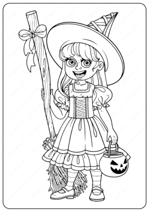 halloween 4 coloring page