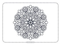 indian mandala coloring pages pdf