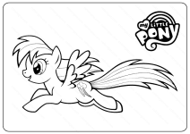 my little pony coloring page 01