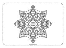 fancy mandala coloring pages pdf