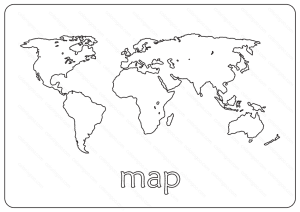 Free Printable Map Coloring Pages