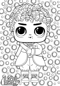 lol surprise boy coloring pages