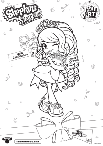 shopkins shoppies coloring pages tiara sparkles