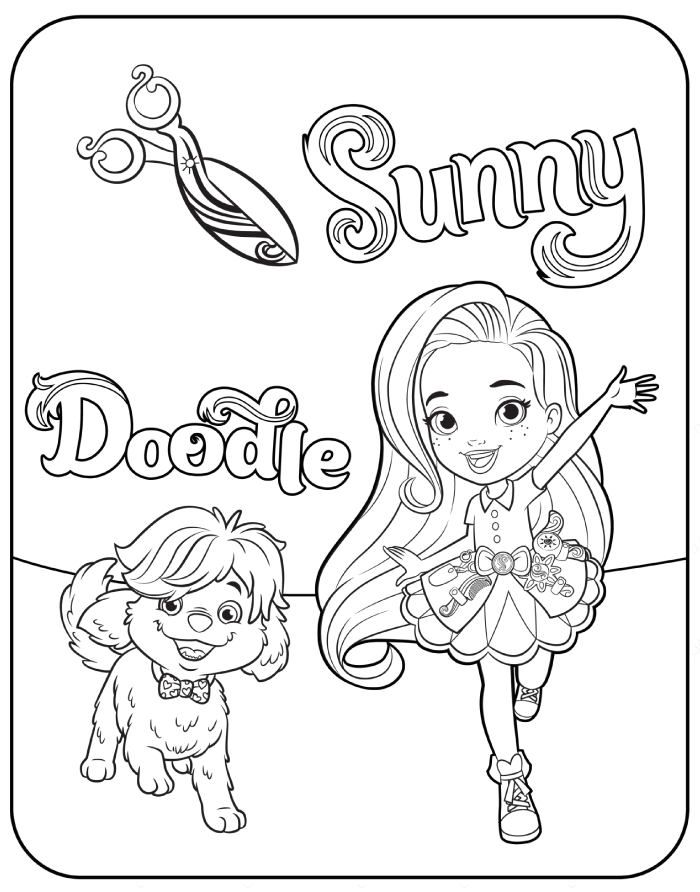 Free Printable Sunny Day Coloring Pages