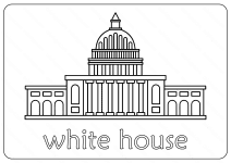 Free Printable White House Coloring Pages