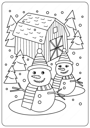 Printables Merry Christmas Coloring Pages