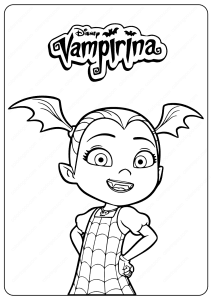 Disney Junior Vampirina PDF Coloring Pages