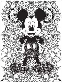 Printable Mickey Mouse PDF Coloring Pages
