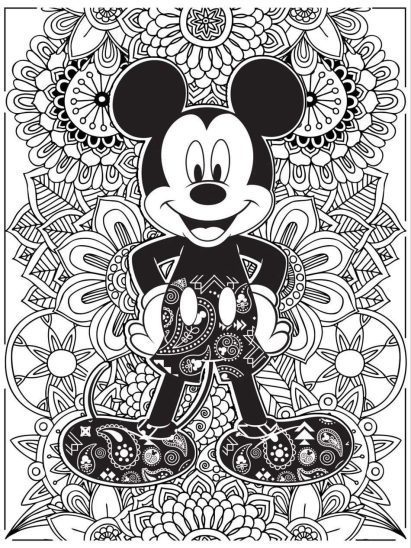 disney mickey mouse coloring pages