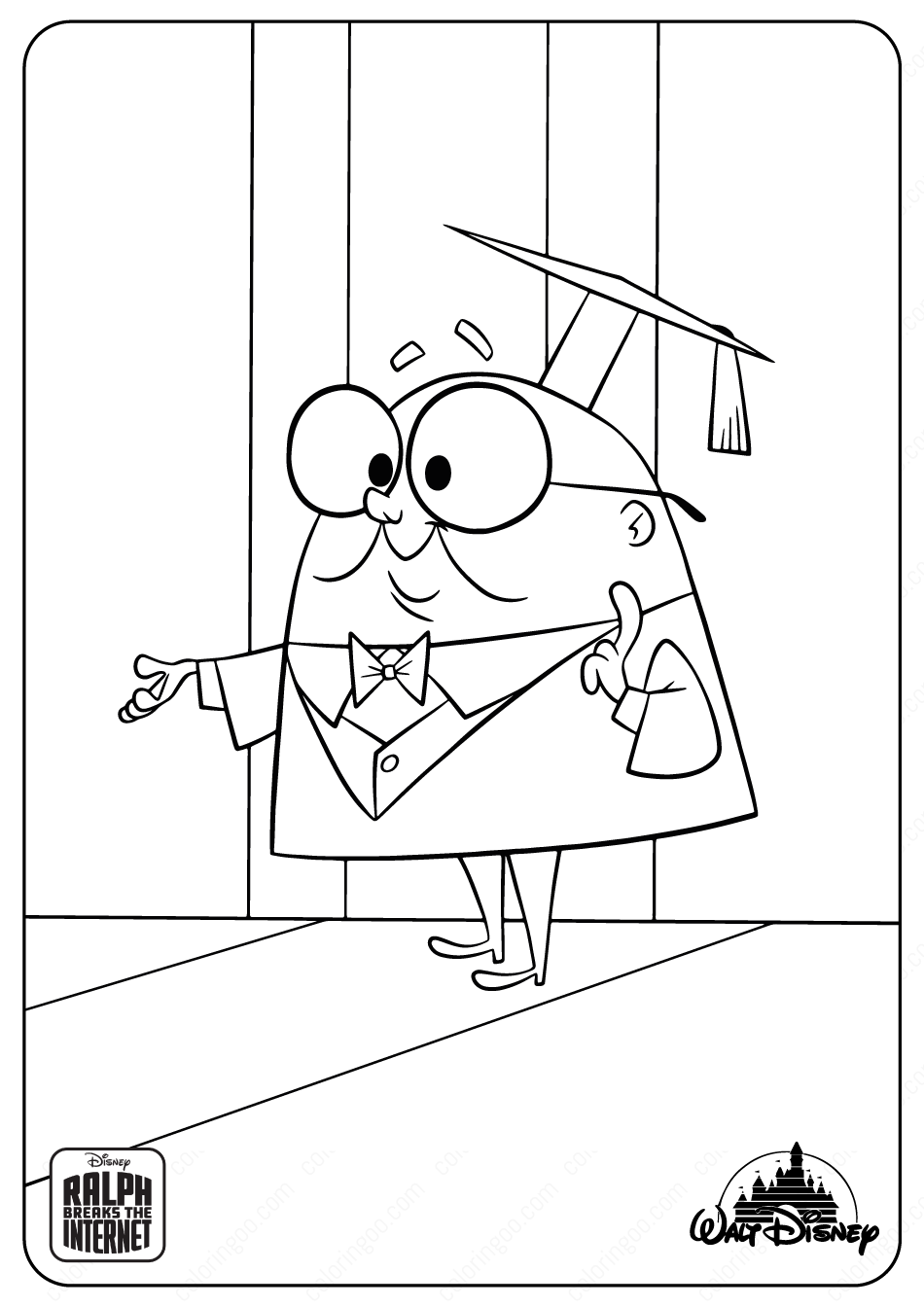 Ralph Breaks The Internet Knowsmore Coloring Pages. 