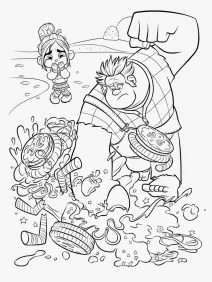 Disney Wreck It Ralph Coloring Page