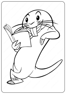 printable disney kim possible rufus coloring pages 1