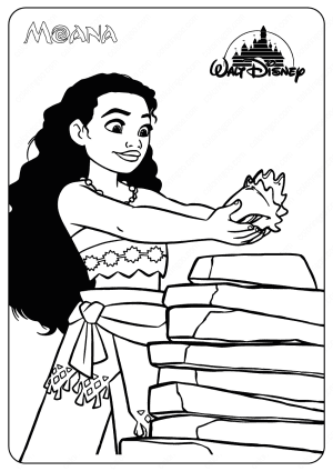 Printable Disney Moana Coloring Pages