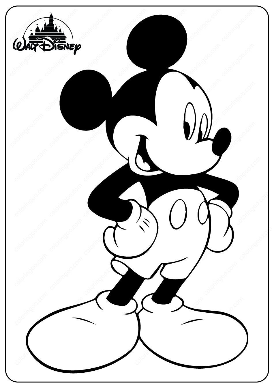Printable Disney Mickey Mouse Pdf