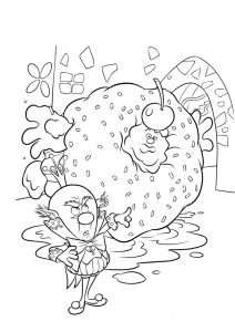 Disney Ralph and King Candy Coloring Page