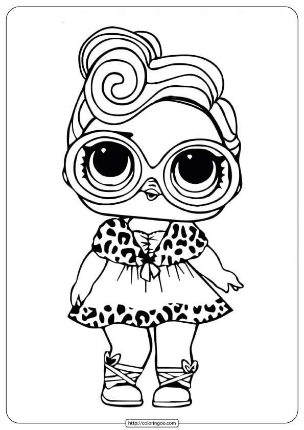 Free Printable Lol Surprise Dollface Coloring Pages