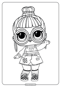 LOL Surprise Coloring Page Block Party BB