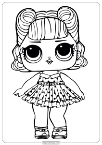 LOL Surprise Doll Coloring Page Jitterbug