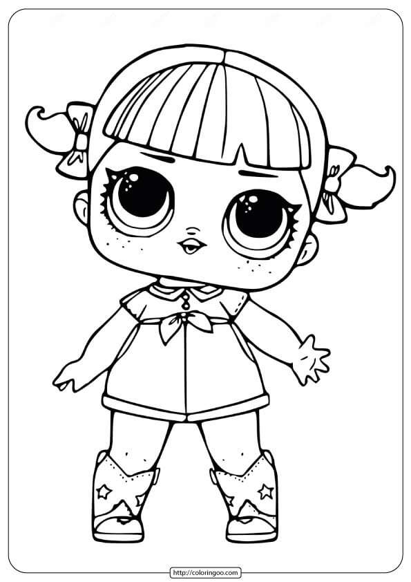 LOL Surprise Doll Coloring Pages Cherry th