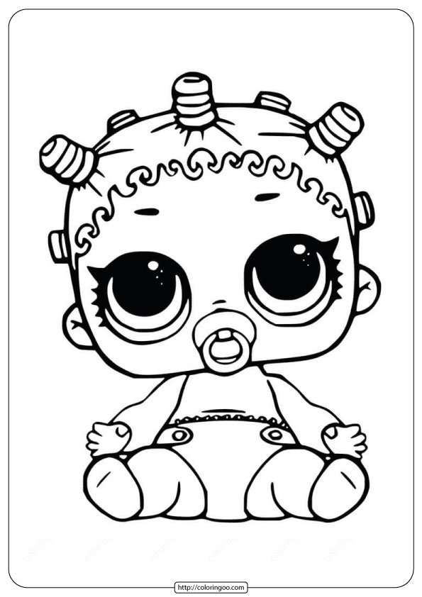 LOL Surprise Dolls Coloring Pages Lil Cosmic Queen th