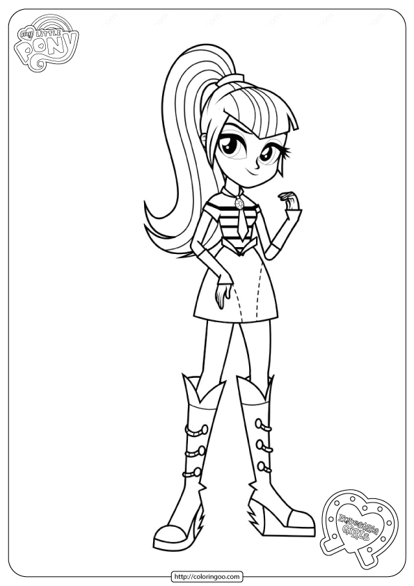 MLP Equestria Girls Sonata Dusk Coloring Pages