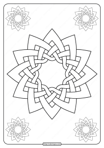 celtic knot work dodeca by Peter Mulkers