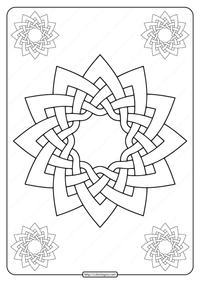 celtic knot work dodeca by Peter Mulkers