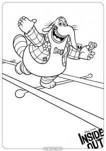 Disney Inside Out Anger Coloring Pages