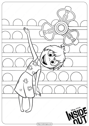 Disney Inside Out Joy Coloring Pages