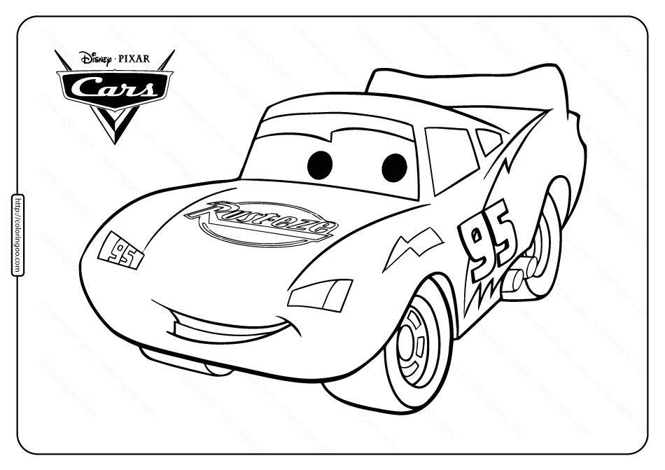 disney pixar cars 3 lightning mcqueen coloring pages