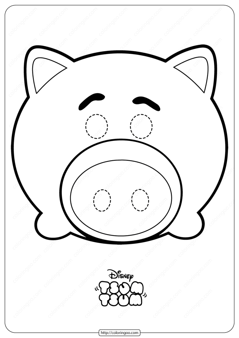 Disney Tsum Tsum Pig Hamm Mask
