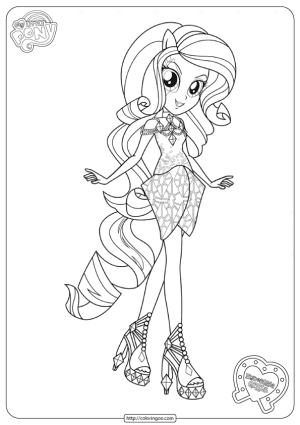 Equestria Girls Coloring Pages Best for Kids Book