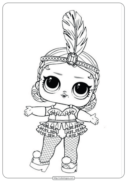 free lol doll coloring pages