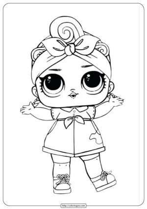 lol suprise doll coloring page th