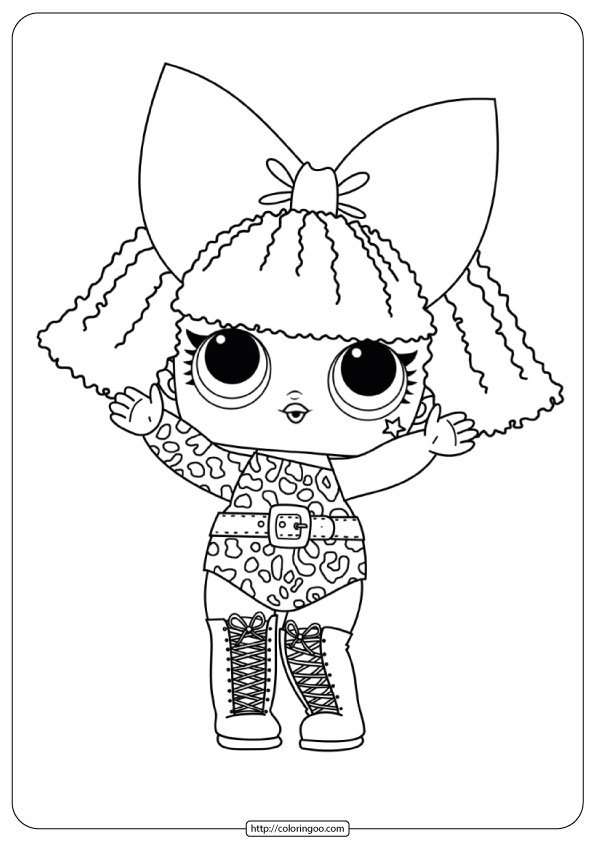LOL Surprise Coloring Pages Print and Color