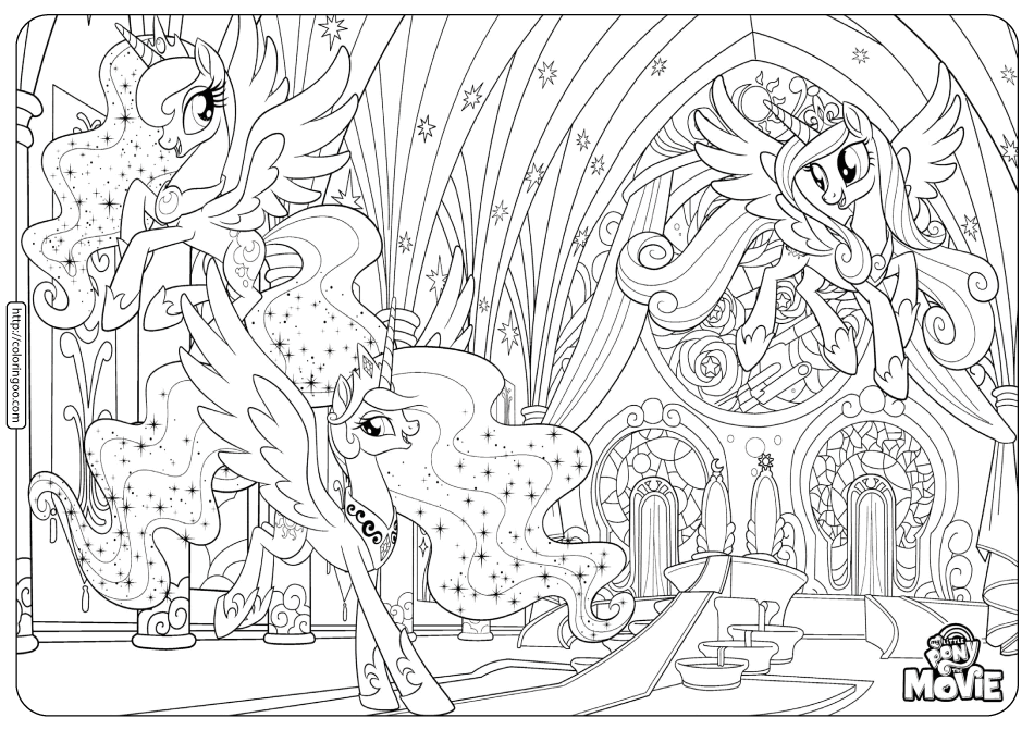 MLP Equestria Girls Coloring Pages Book