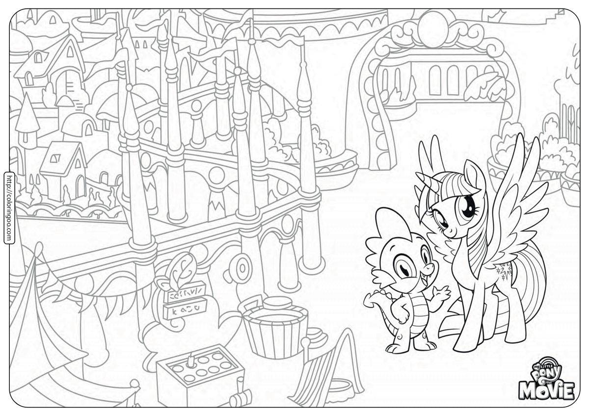 my little pony mermaid coloring pages