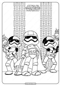 printable star wars captain phasma coloring page