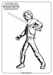 printable star wars ezra bridger coloring pages