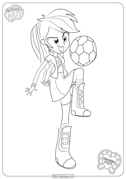 rainbow dash equestria girl coloring page th