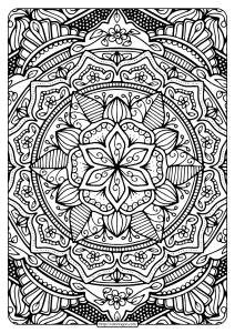 Printable Coloring Book Pages for Adults 003
