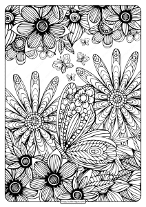 Printable Coloring Book Pages for Adults 004