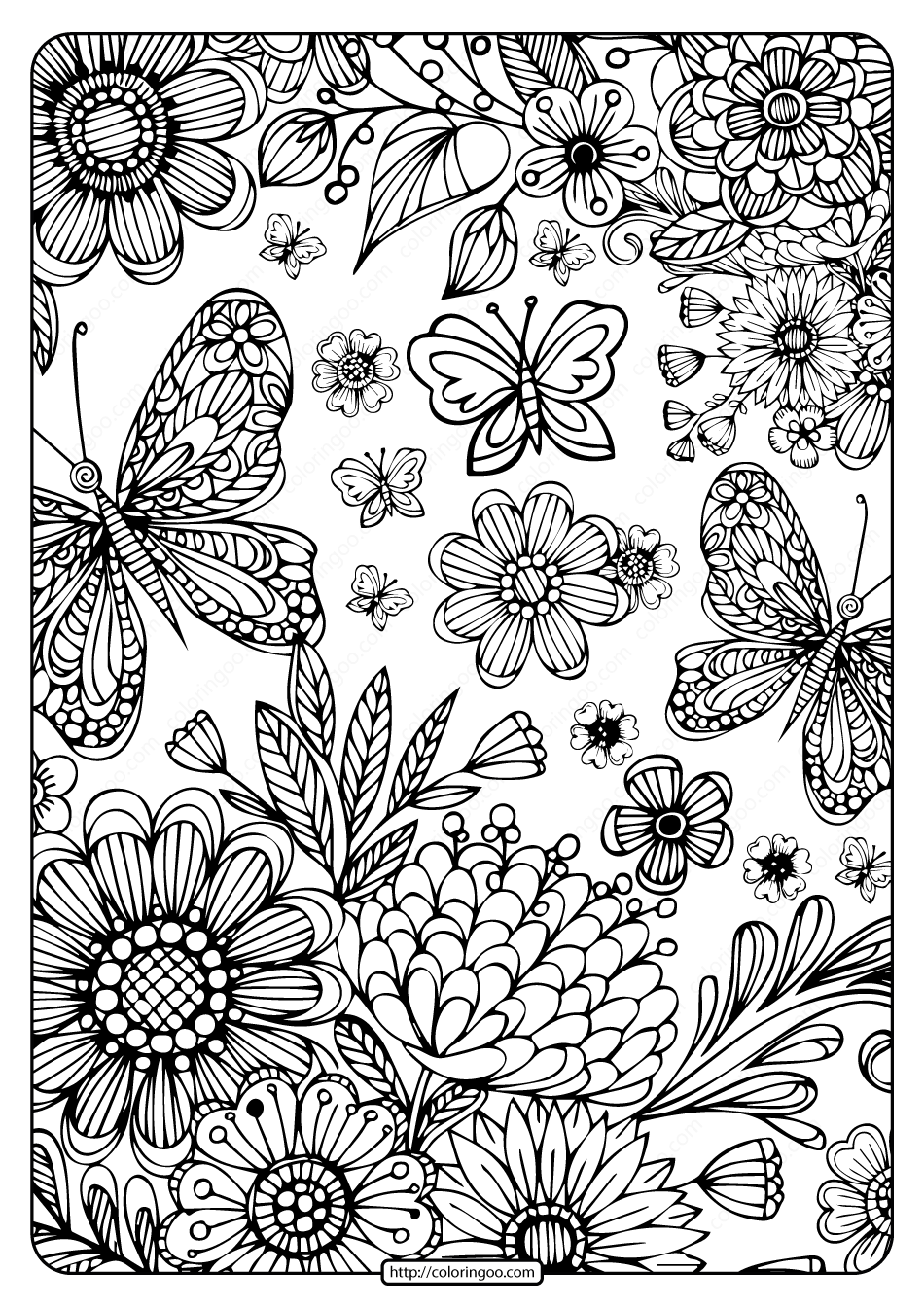 Printable Coloring Book Pages for Adults 005
