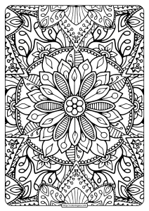 Printable Coloring Book Pages for Adults 006