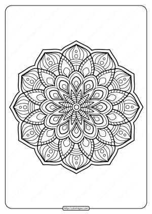 Printable Coloring Book Pages for Adults 009