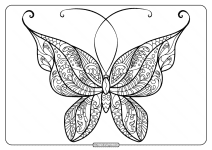 butterfly mandala coloring pages book 49