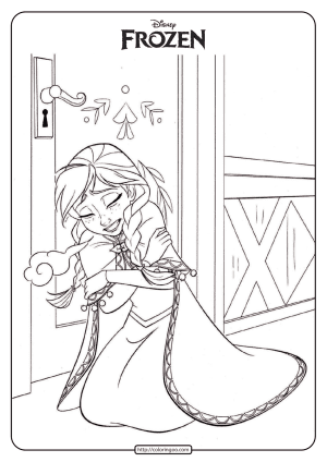 disney frozen anna coloring pages book 02
